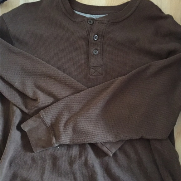 redhead thermal henley